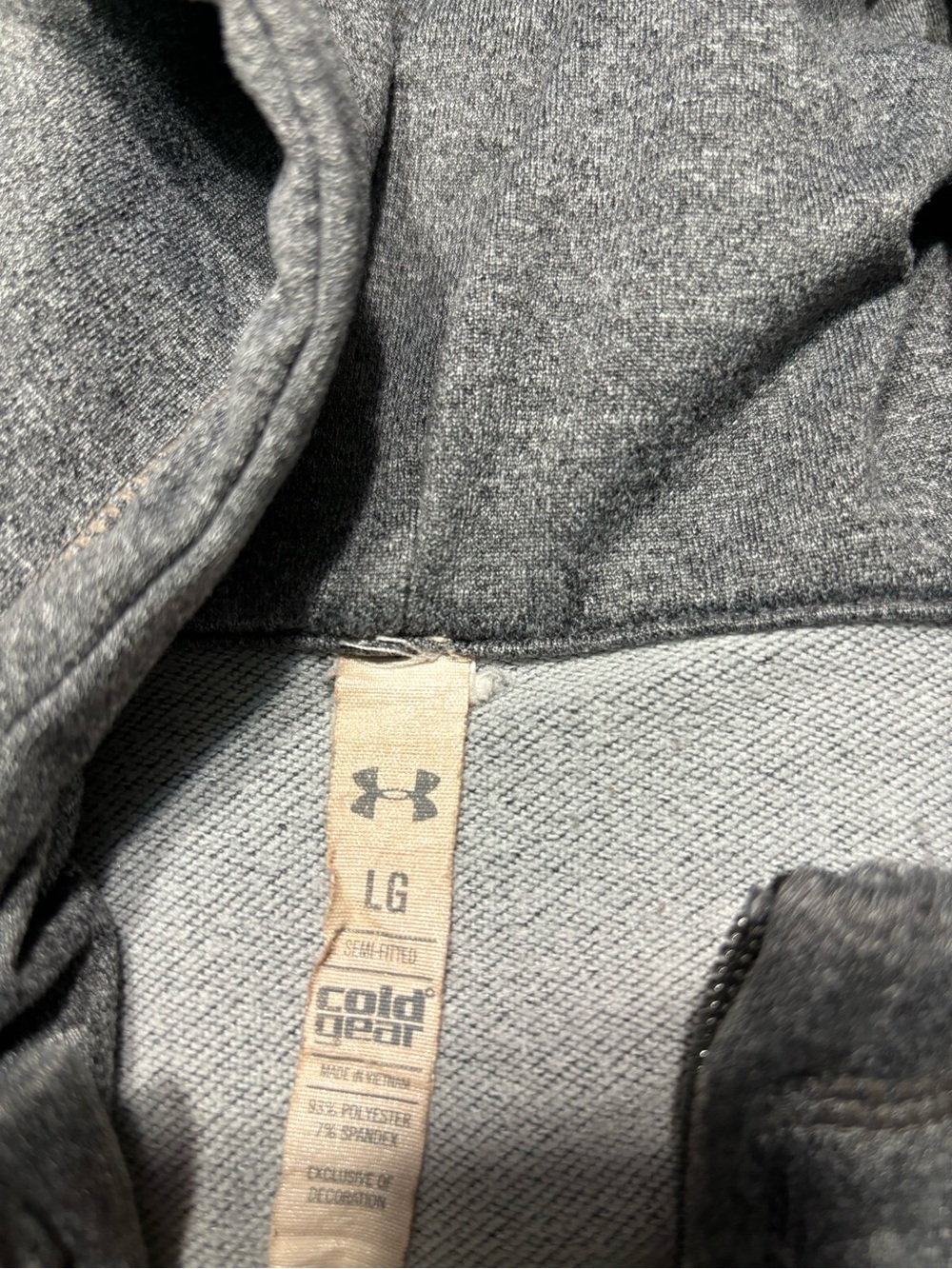 Under Armour Los Angeles Angels MLB Hooded Zip Coldgear Sweatshirt Large Jacket - Picture 7 of 10